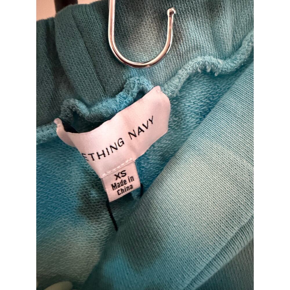 New something Navy LIV tie dye sweatpants blue sz XS - Picture 7 of 7